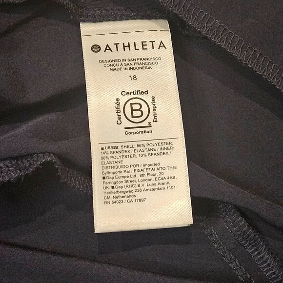 Athleta Brooklyn  Skort, Navy XL - Picture 6 of 7
